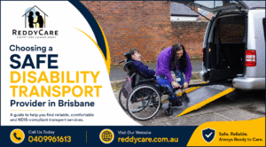 NDIS Transport Assistance Brisbane – Reliable disability transport support by ReddyCare Community Services Pty Ltd for medical appointments, shopping, social outings, and community participation.
