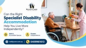 Reddycare Community Services Pty Ltd specialist disability accommodation support in Brisbane, featuring accessible home living and compassionate NDIS care.