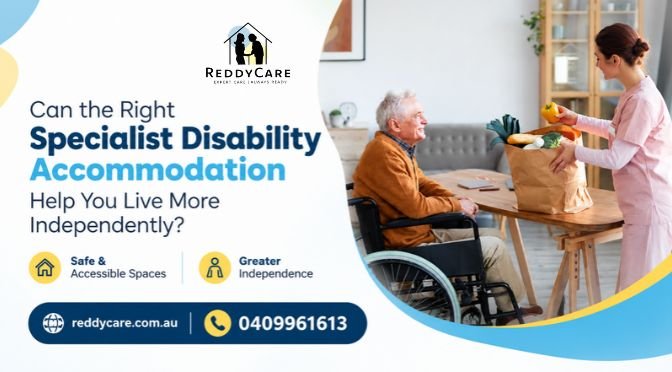 Reddycare Community Services Pty Ltd specialist disability accommodation support in Brisbane, featuring accessible home living and compassionate NDIS care.